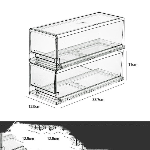 Refrigerator Side Door Storage Box Organizer