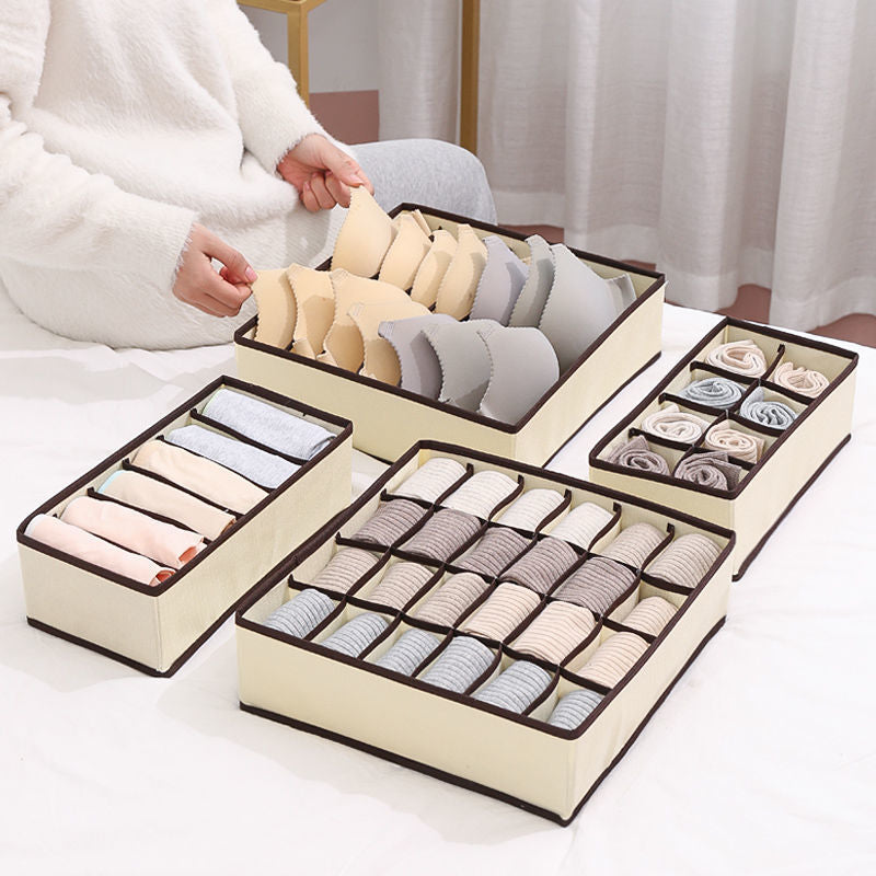 Fabric Drawer Organizer for Socks and Underwear Storage