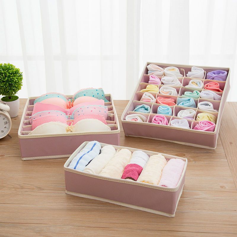 Fabric Drawer Organizer for Socks and Underwear Storage