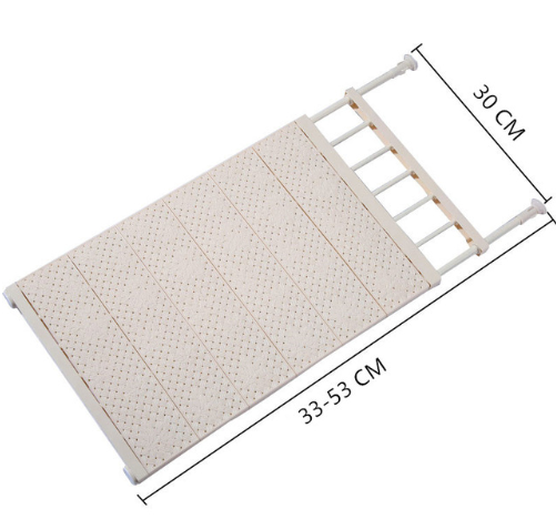Divided Shelf Organizer for Closet Storage