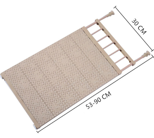 Divided Shelf Organizer for Closet Storage