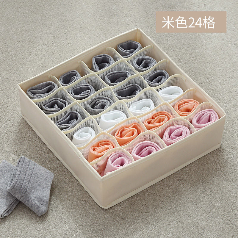 Fabric Drawer Organizer for Socks and Underwear Storage