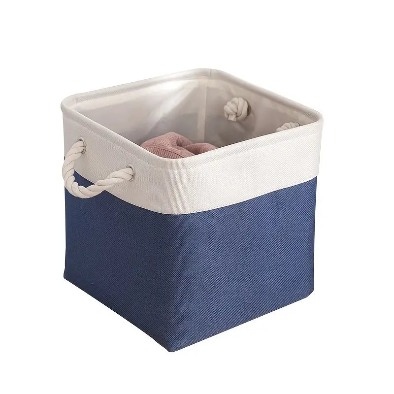 Foldable Linen Storage Basket - Dustproof & Durable
