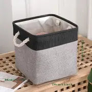 Foldable Linen Storage Basket - Dustproof & Durable